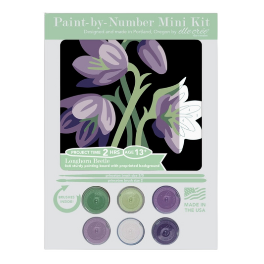 Elle Cree: Fritillaria MINI Paint-by-Number Kit