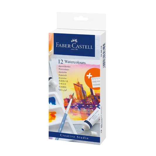 Faber-Castell Watercolour in Tubes Set of 12 9ml