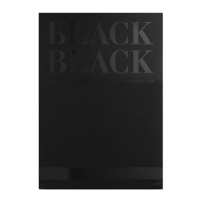 Fabriano Black Black Pad 8.5x12" (20 Sheets)