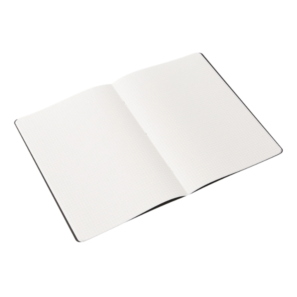 Fabriano ECOQUA Stapled Blank Notebook Black 8x11" 40 pagesFabriano ECOQUA Stapled Blank Notebook Black 8x11"