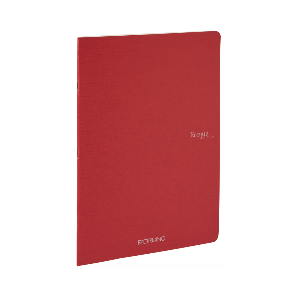 Fabriano ECOQUA Stapled Blank Notebook Black 8x11"