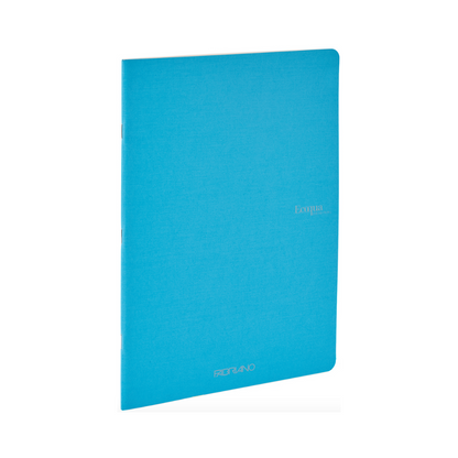 Fabriano ECOQUA Stapled Blank Notebook Black 8x11"