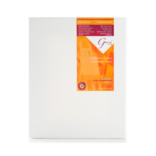 Academy Art Supply Stretched Canvas (11x14) - Blank Canvas for
