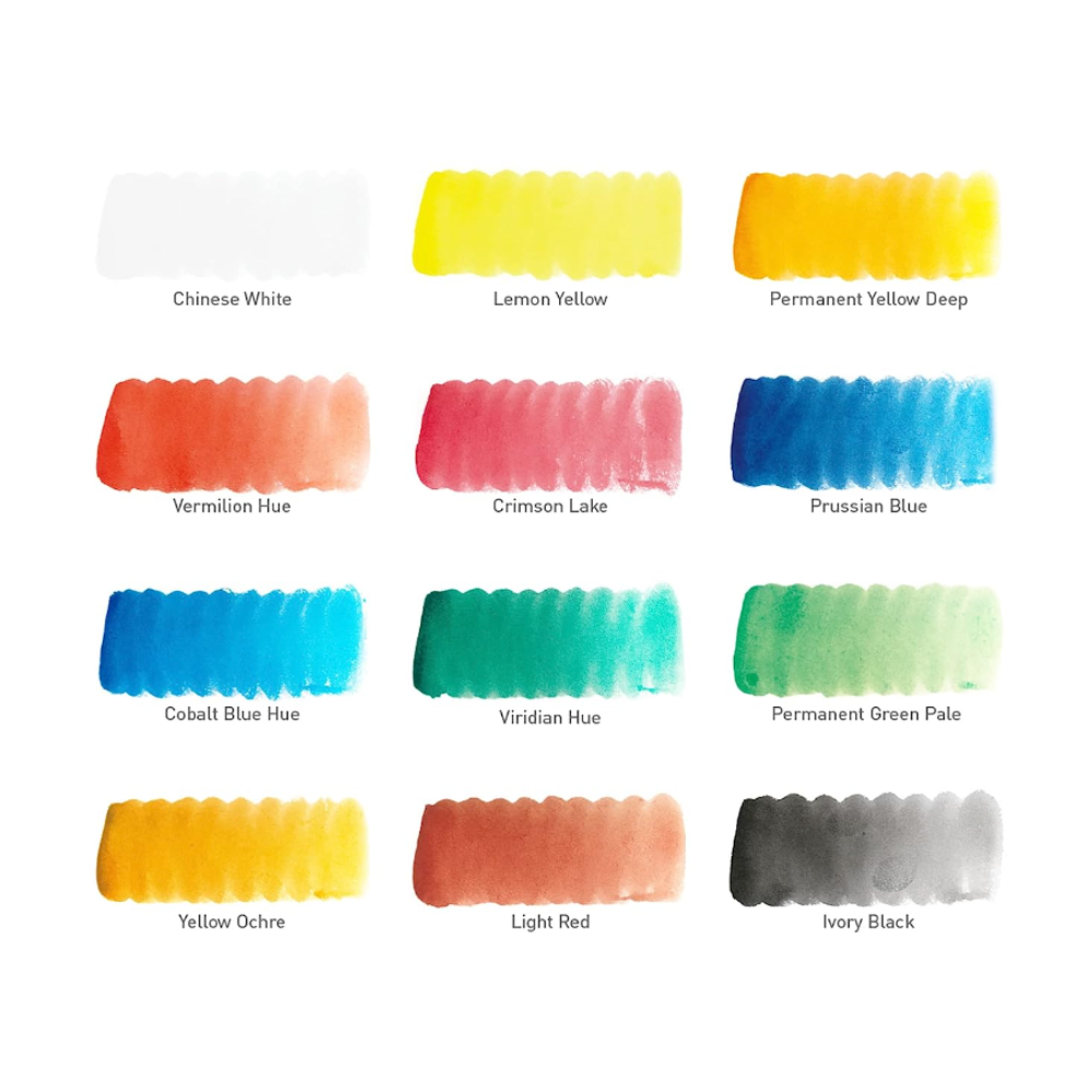 Sakura Koi Watercolour Travel Pocket Sketch 1/2 Pan Sets