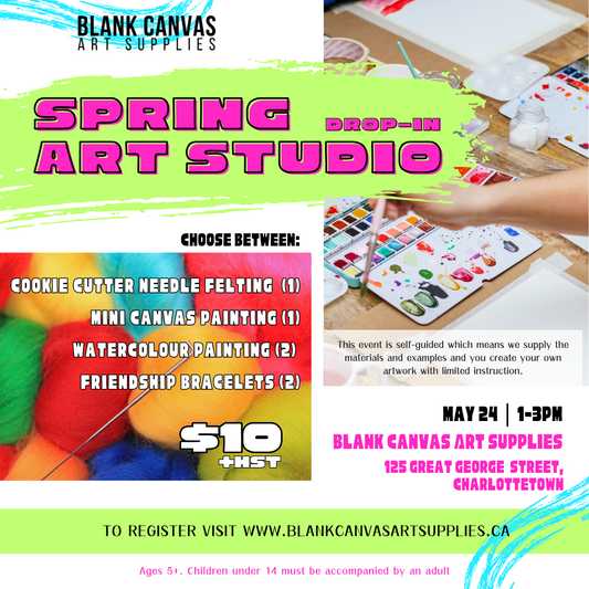 Drop-in Workshop: Spring Art Studio May 24th
