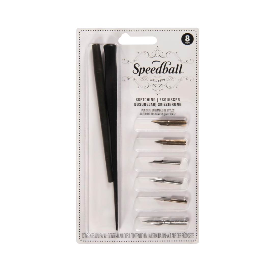 Speedball Sketching Pen Set (8 pc)