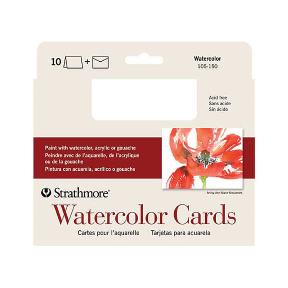 Strathmore Watercolour Card Sets 5x7 Blank Canvas Art Supplies Strathmore watercolour card sets 5x7 blank canvas art supplies