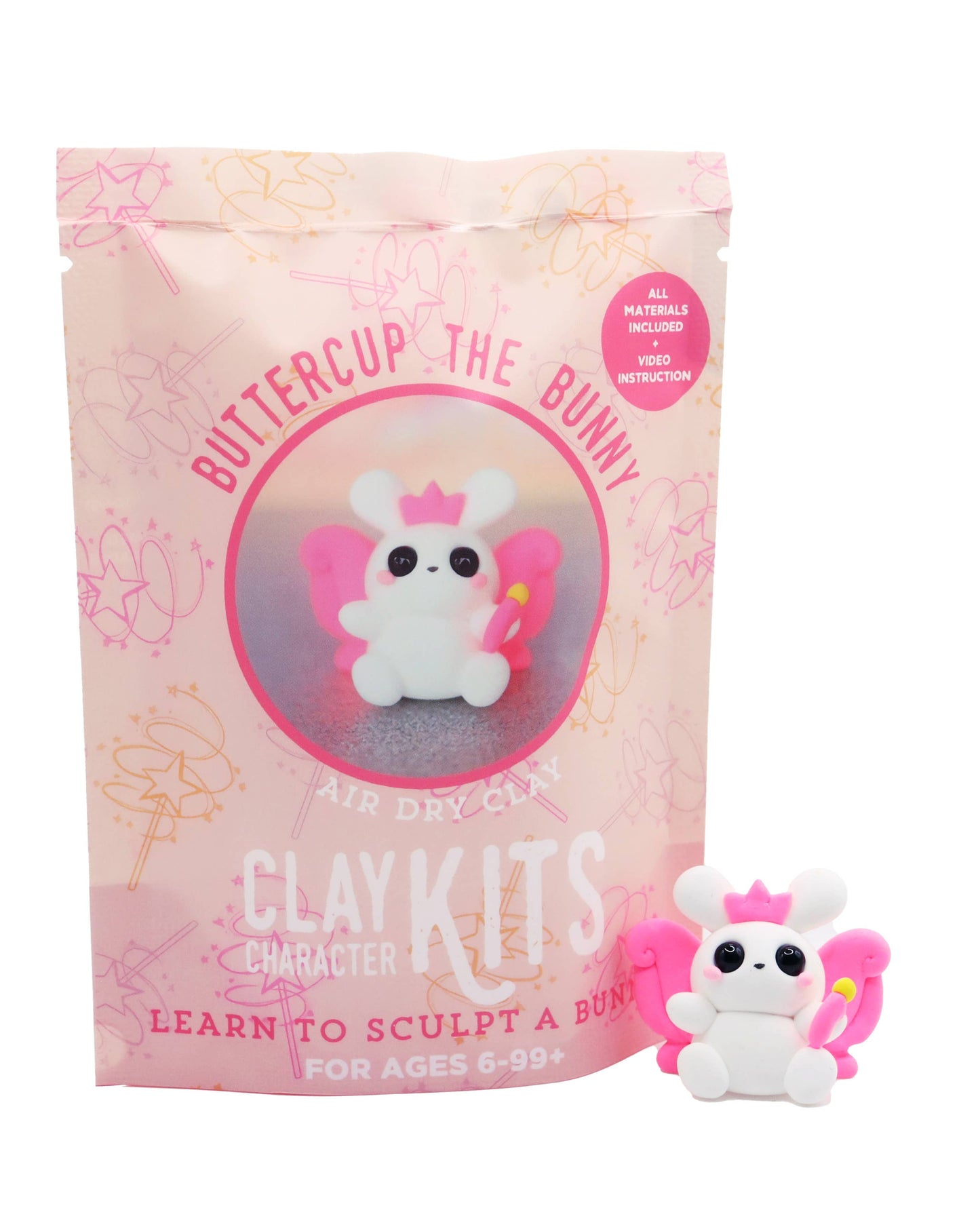 🇨🇦 "Buttercup the Bunny" DIY Air Dry Clay Kit