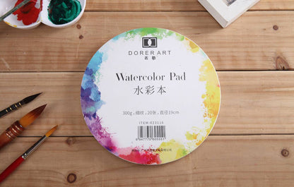 Tri Art Circular Watercolour Pad 7.5"