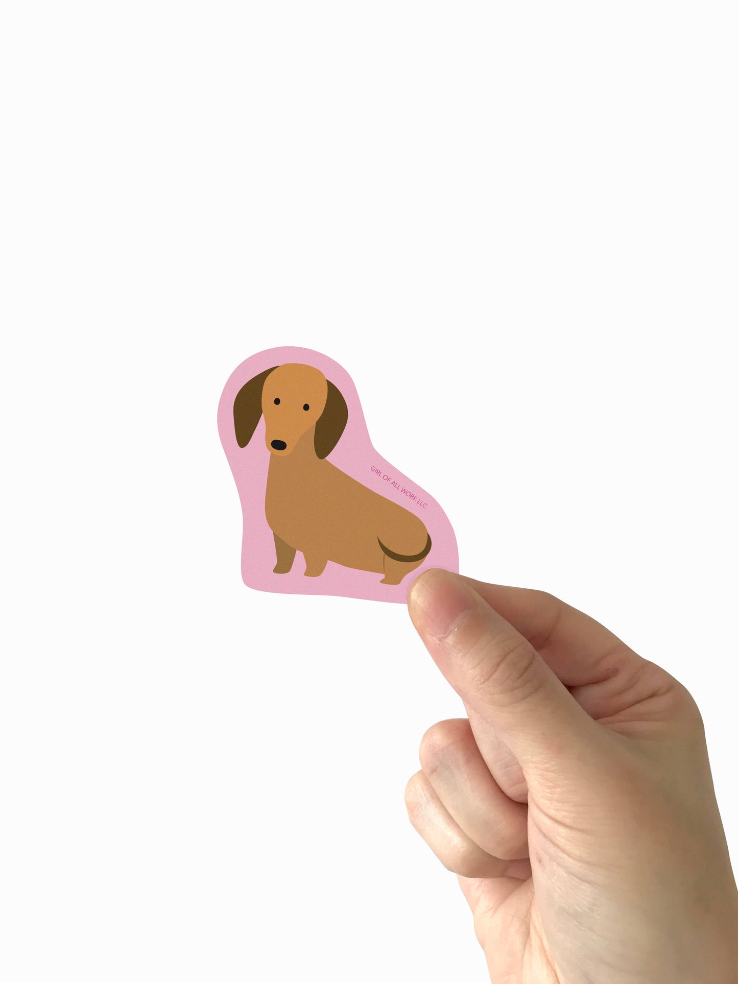 Dachshund Vinyl Sticker