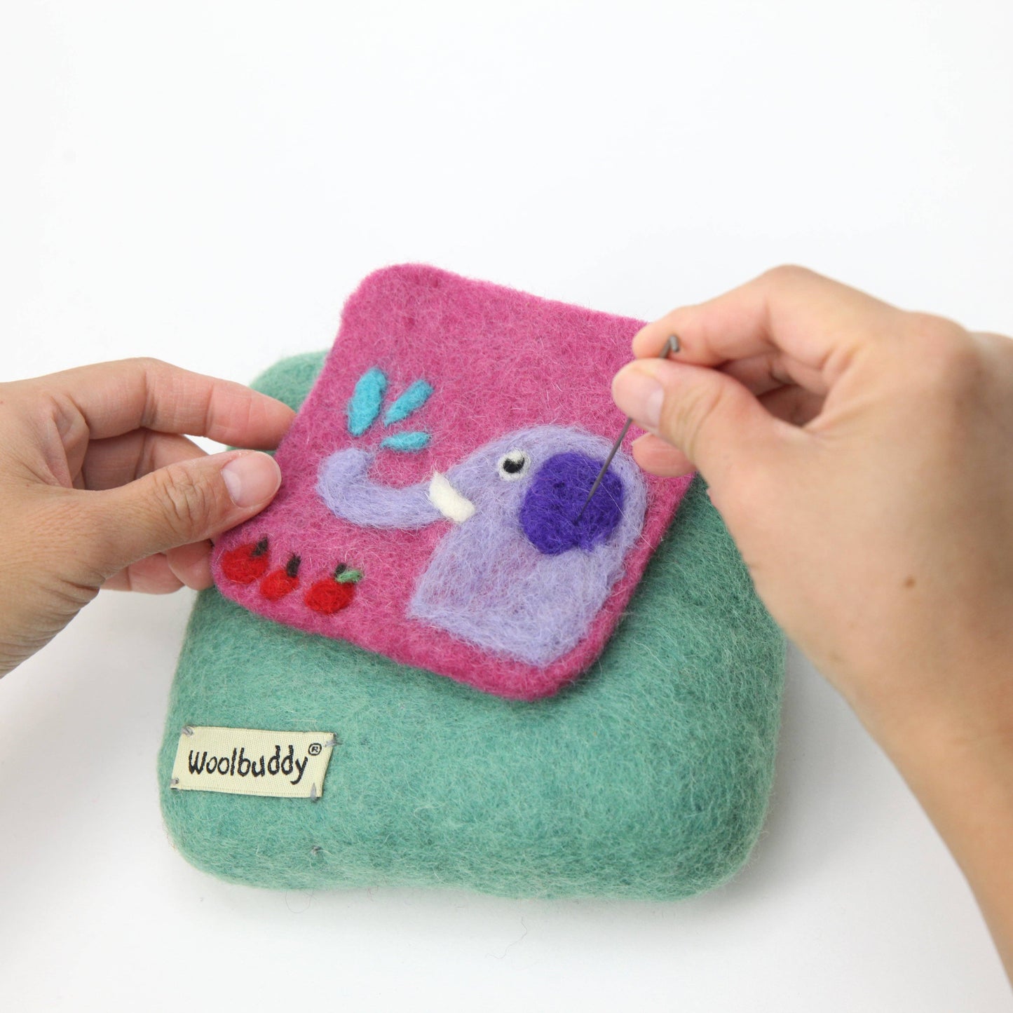 Woolbuddy Needle Felting Mat - Small, Teal