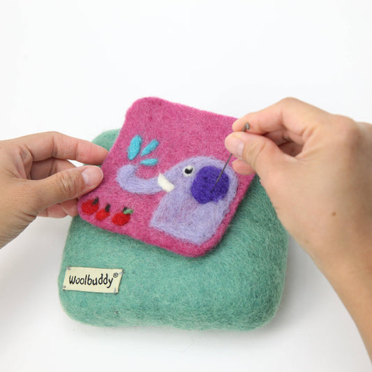 Woolbuddy Needle Felting Mat - Small, Teal