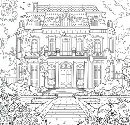 "Goth Garden" Colouring Book
