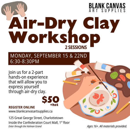 Air-dry Clay Workshop September 15 & 22nd