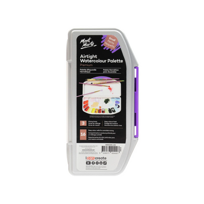 Mont Marte Airtight Watercolour Palette 16 Slot (Small)