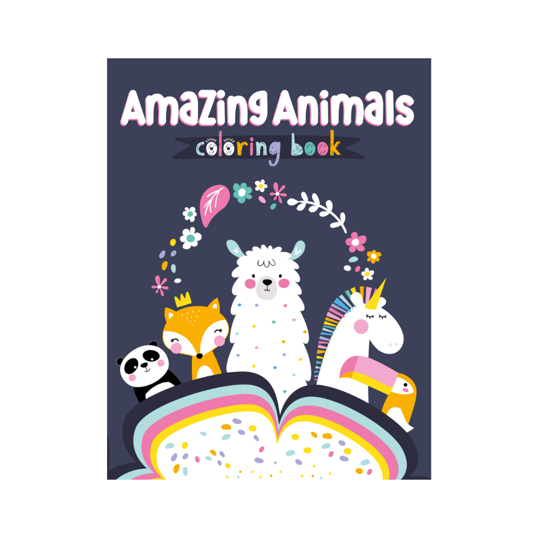 "Amazing Animals" Colouring Book