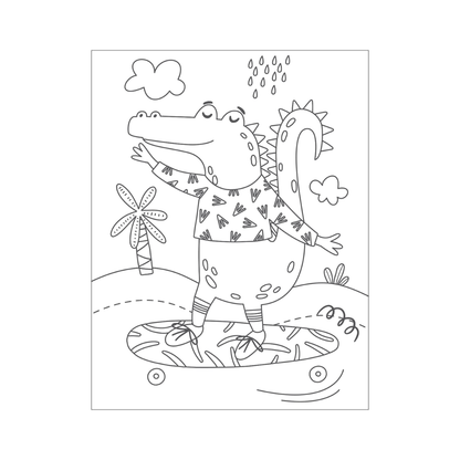 "Amazing Animals" Colouring Book