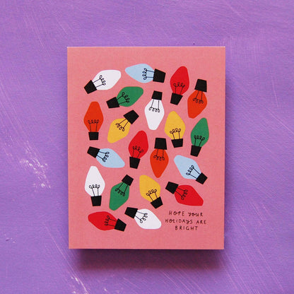 🇨🇦 "Christmas Lights" Greeting Card