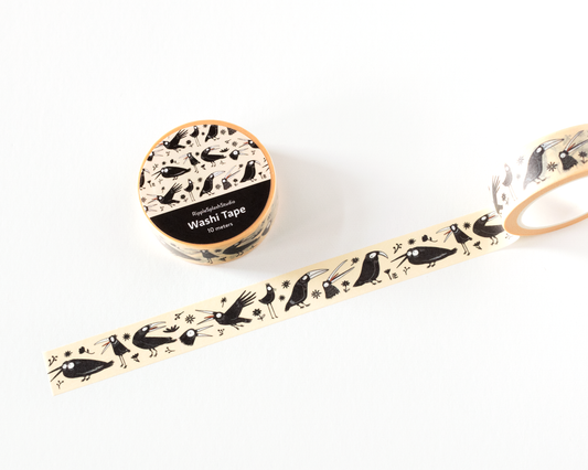 Crow Pattern Washi Tape
