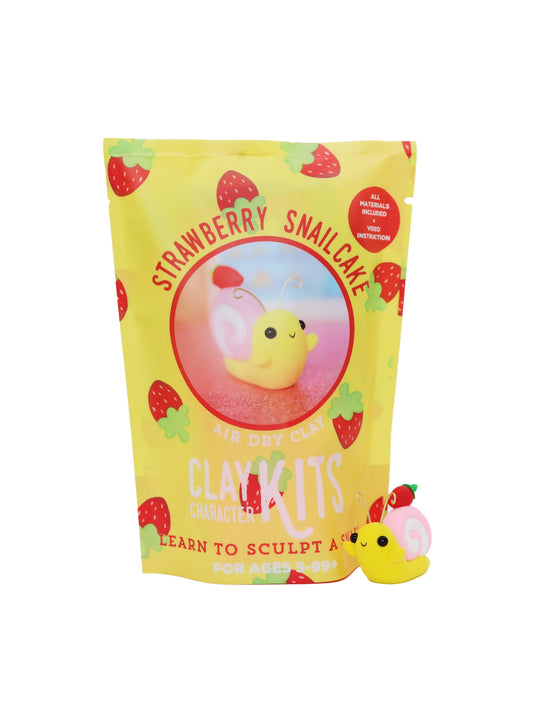 🇨🇦 "Strawberry Snailcake" DIY Clay Kit
