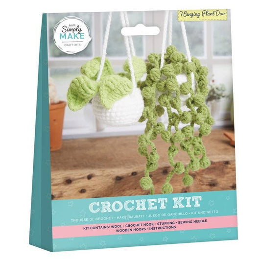 Crochet Craft Kit "Hanging Plant Duo"
