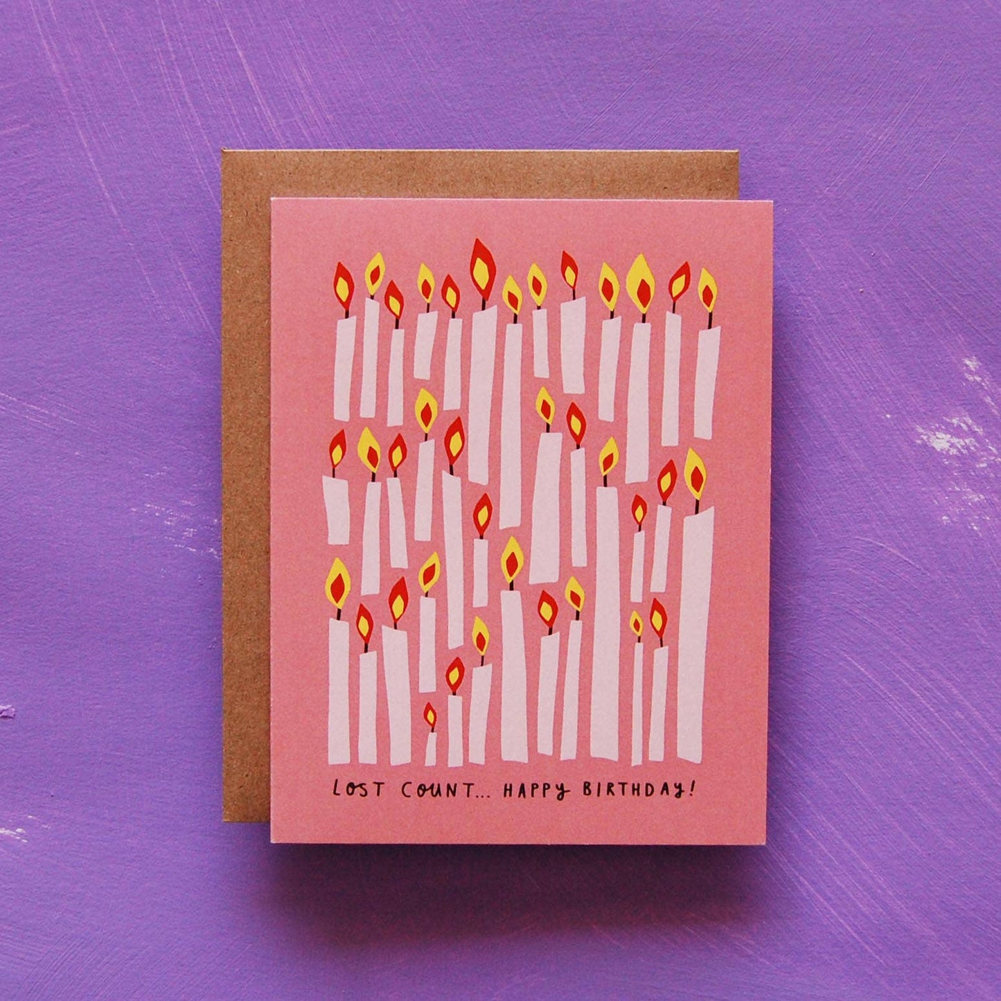 "Lost Count" Birthday Card
