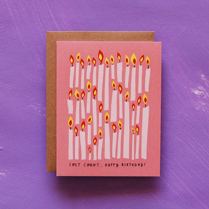 "Lost Count" Birthday Card