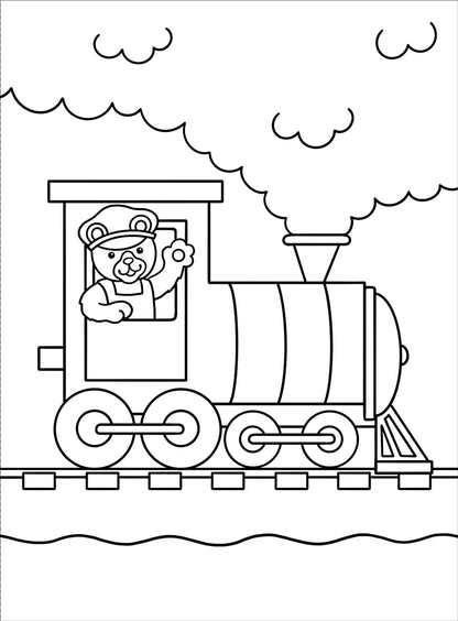 "My First Colouring Book: Things That Go!" Toddler Colouring Book