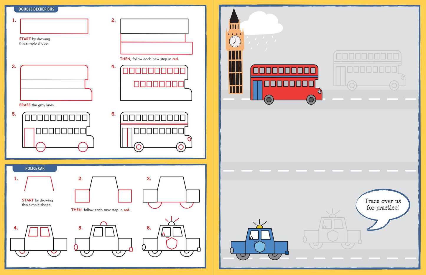 Learn to Draw... Cars, Trucks, & Trains!