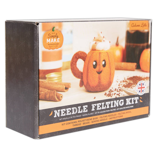 Needle Felting Kit "Pumpkin Latte"