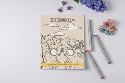 🇨🇦 "Oh Canada" Colouring Book
