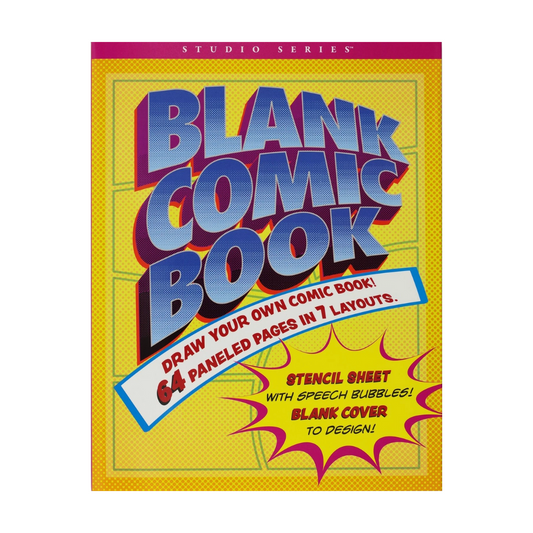 Blank Comic Book (Stencil Included) 8.5x11"