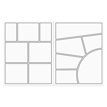 Blank Comic Book 8.5x11"