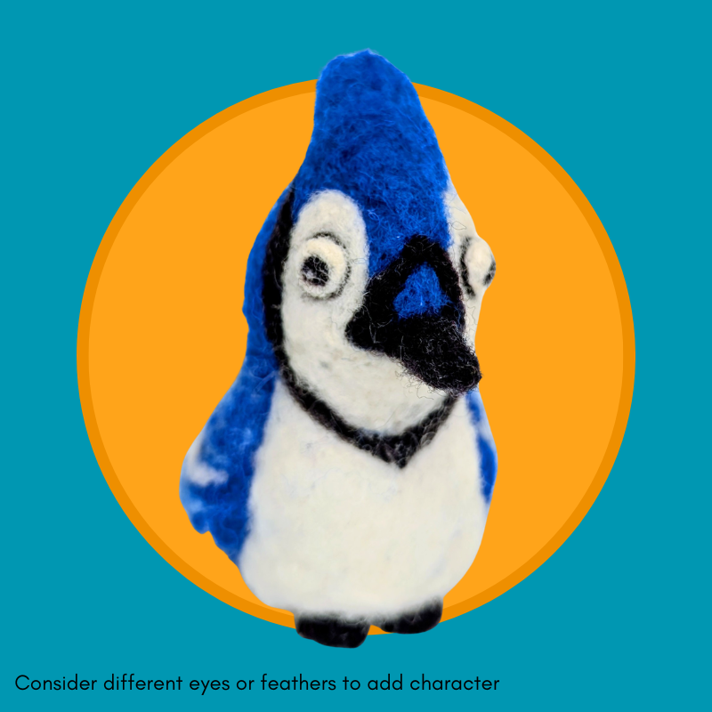 🇨🇦 BCAS Needle Felting Kit - Blue Jay