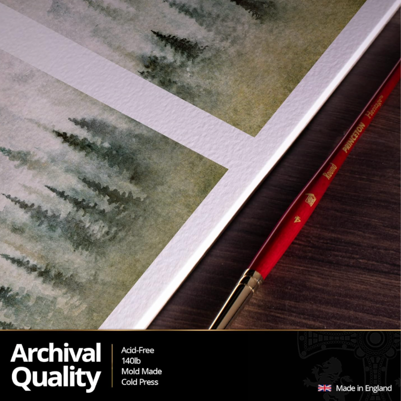 Bockingford Watercolour Pad 12x9" CP 140lb 12 Sheets