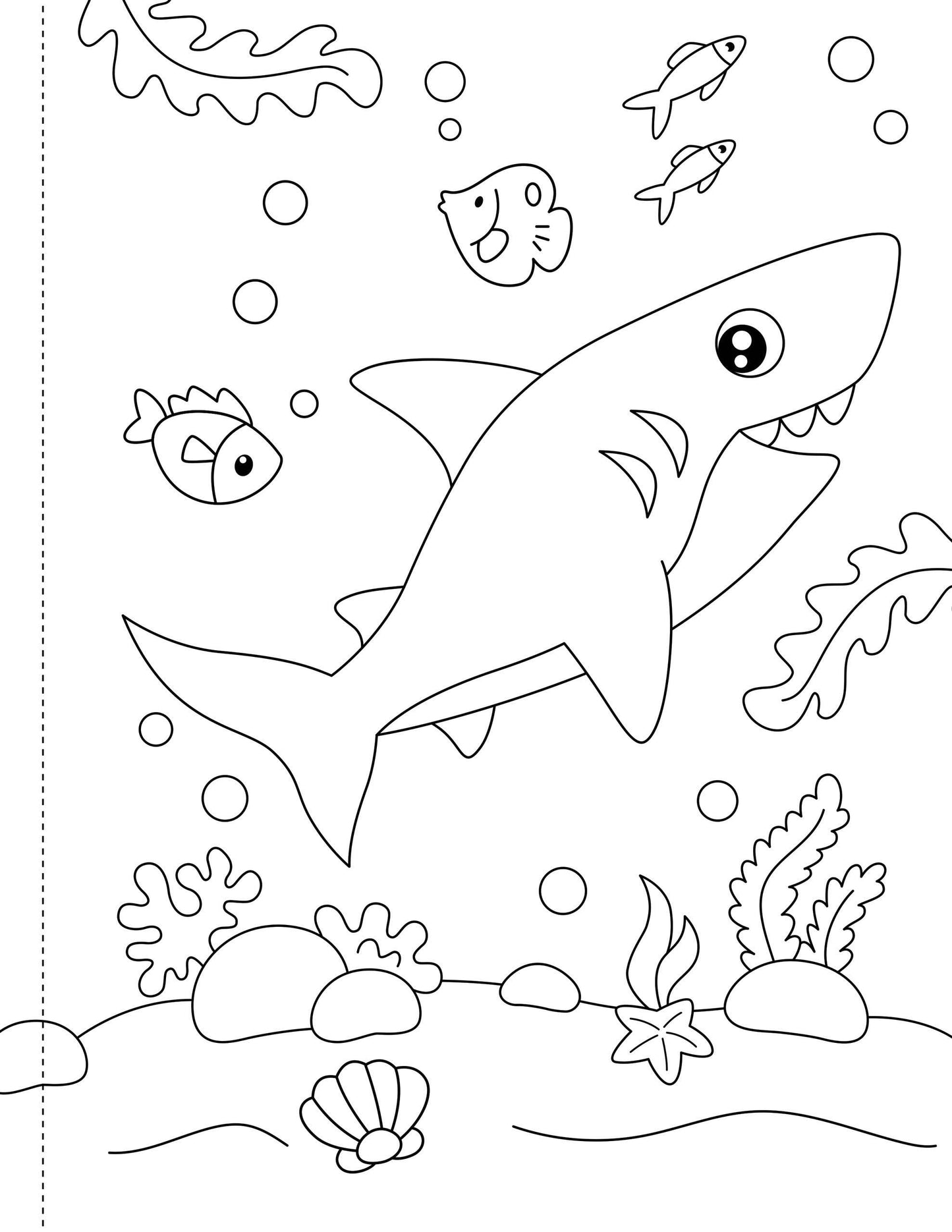 "Under the Sea" Kids Colouring Book