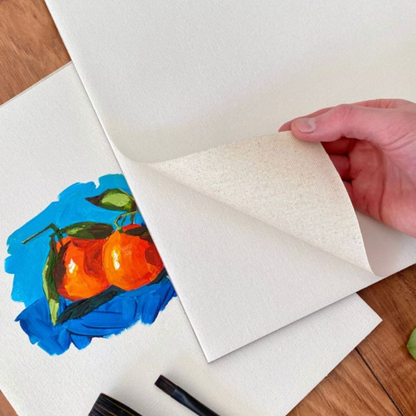 Strathmore Series 300 Canvas Pad 9x12" 10 Sheets 100% Cotton