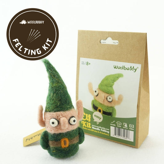 Woolbuddy Needle Felting Kit "Christmas Elf"