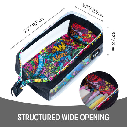 ZIPIT Clear Lenny Pencil Case