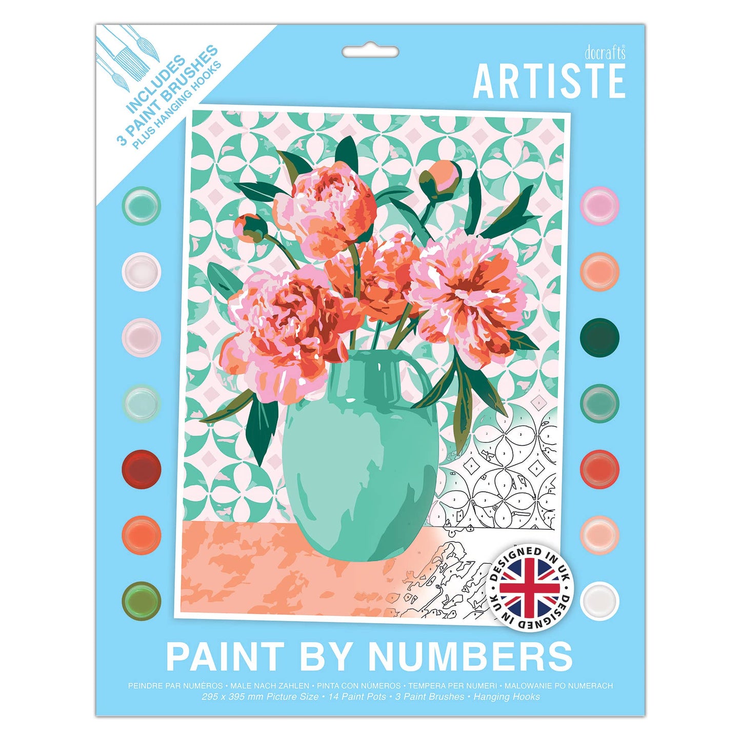 Paint By Numbers "Beautiful Bouquet" 13x16"