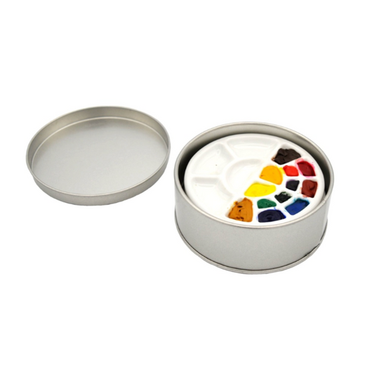 Mini Ceramic Palettes (2) in Tin