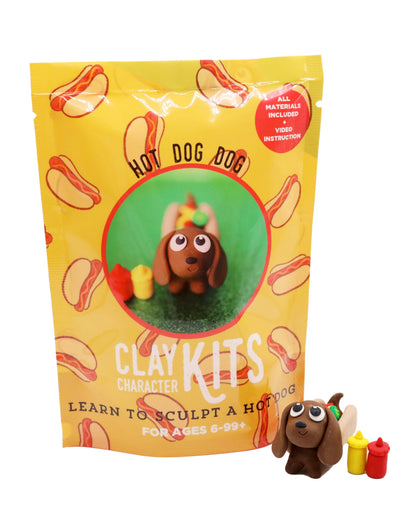 🇨🇦 "Hot Dog Dog" DIY Polymer Clay Kit