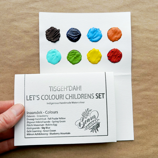 🇨🇦 Beam Watercolour Travel Card "Tisgehdah 8 colours" (Full Size)