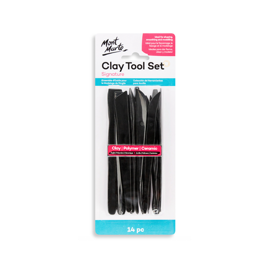 Mont Marte Polymer Clay Tools (Set of 14)