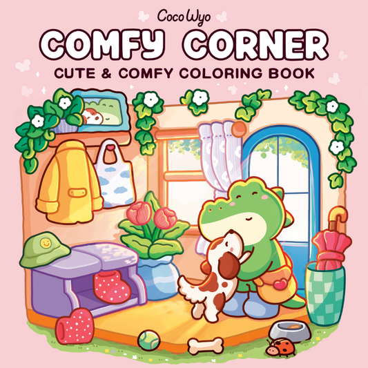 Coco Wyo "Comfy Corner" Colouring Book {ON ORDER}