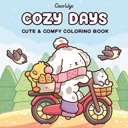 Coco Wyo "Cozy Days" Colouring Book