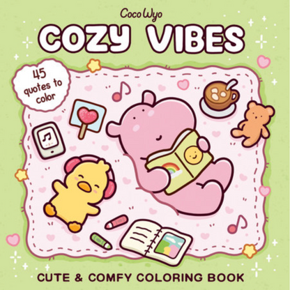 Coco Wyo "Cozy Vibes" Colouring Book