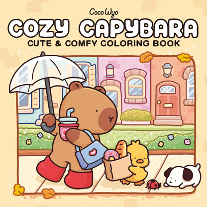 Coco Wyo "Cosy Capybara" Colouring Book {AUGUST 2026}