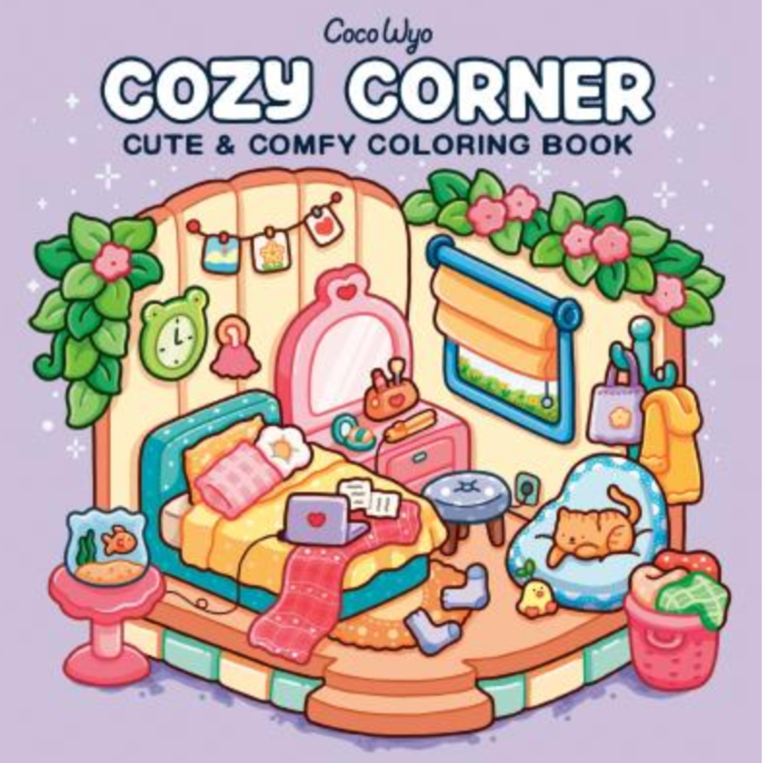 Coco Wyo "Cozy Corner" Colouring Book