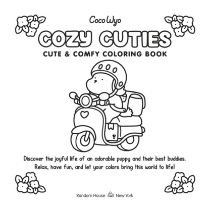 Coco Wyo "Cozy Cuties" Colouring Book